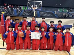 三股中女子制す　全九州中学生春季バスケ