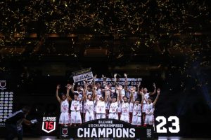 [Bリーグ U15チャンピオンシップ] チームの総合力を見せた名古屋Dが福岡を破り3連覇達成