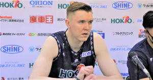 信州ブレイブウォリアーズ ジョシュ・ホーキンソン、ラスト3試合へ「最後の日まで『日々成長』したい」