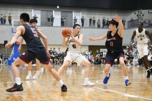 NHK福岡放送局がインターハイ福岡県予選男子決勝のパブリックビューイングを実施！