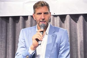 元NBAノビツキーが来日会見で母国を応援「ドイツが勝つことを祈っています」