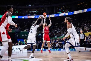 カナダが初の銅メダル、アメリカとの延長に及ぶ大激戦を制す【W杯バスケ】