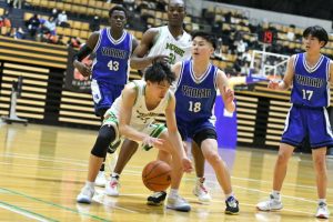 県高校新人大会　バスケットボール男子　守備からリズムをつくり圧勝した柳ケ浦　【大分県】