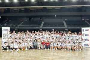 100人超の中学生が参加して「Jr. NBA Clinic in群馬 Powered by B.LEAGUE」開催、地元スターとも触れ合い忘れられない一日に
