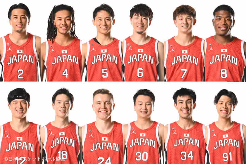 男子日本代表、パリ五輪12名が決定！　八村、渡邊、富樫、比江島ら7名は2大会連続出場に