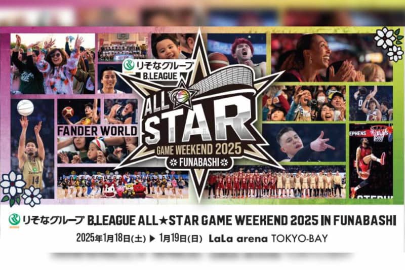 「りそなグループ B.LEAGUE ALL-STAR GAME WEEKEND 2025 IN FUNABASHI」の出場選手が発表