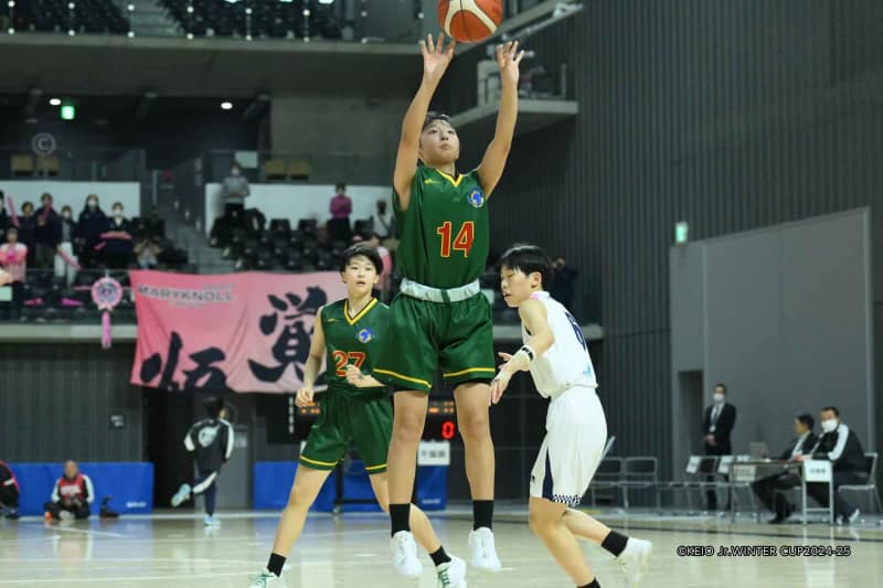 HOOPS4HOPE初の決勝進出、4Q中盤に四日市メリノール学院中を逆転[Jr.ウインターカップ]