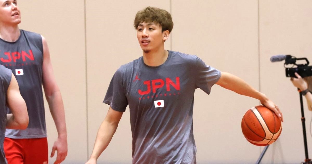 【バスケ日本代表】パリ五輪でプレーを目指す今村佳太　2月代表選出で「役割が明確になったことが自信に」