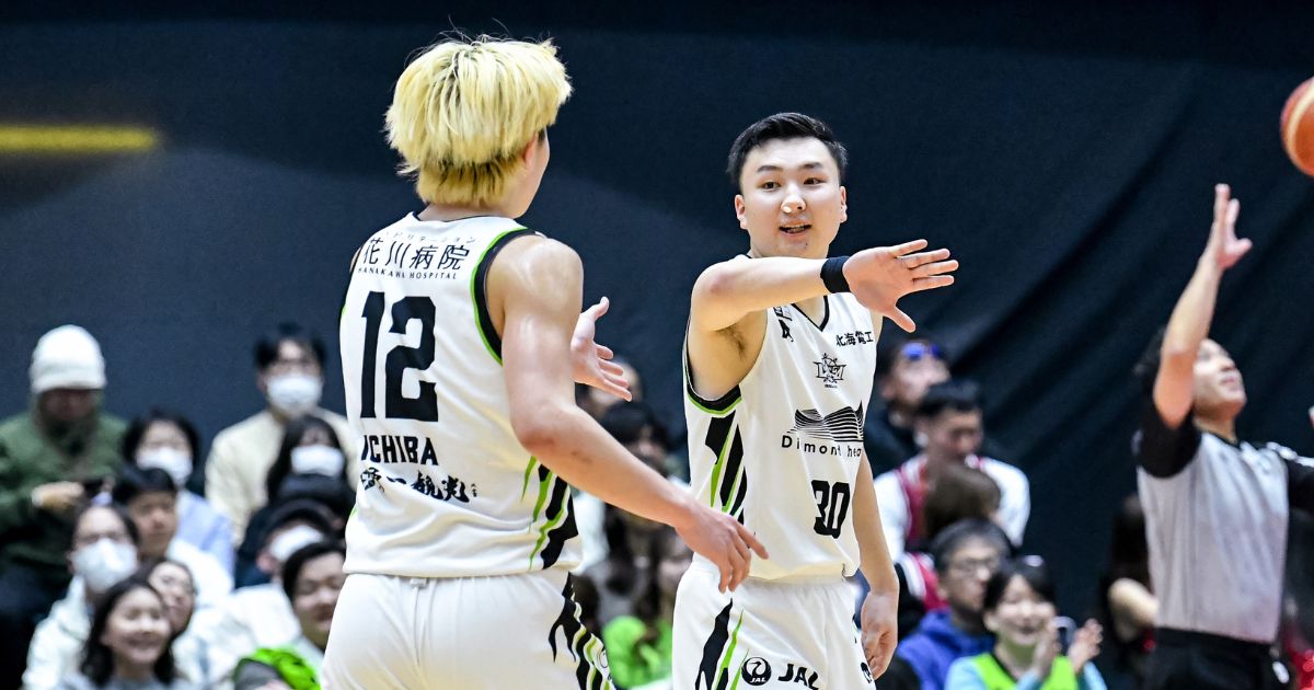 前半戦を23勝7敗で終えたレバンガ北海道　富永啓生「どんどん注目されていると感じる」　チームの躍進を語る